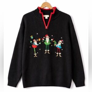 Christopher and Banks  pullover Christmas sweater